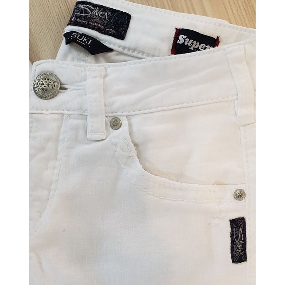 Silver Jean ~ Suki High Capri Super Stretch ~ Size 25 - Picture 10 of 13